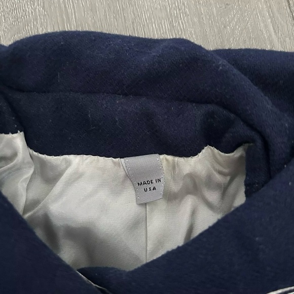 Girl’s Tailored By Rothschild Navy Blue Wool Formal Coat Size 5 - Picture 4 of 5
